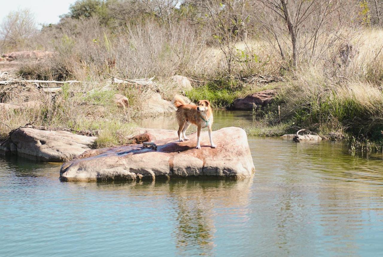 Lazo House - Riverfront With Overlooking Llano River Esterno foto